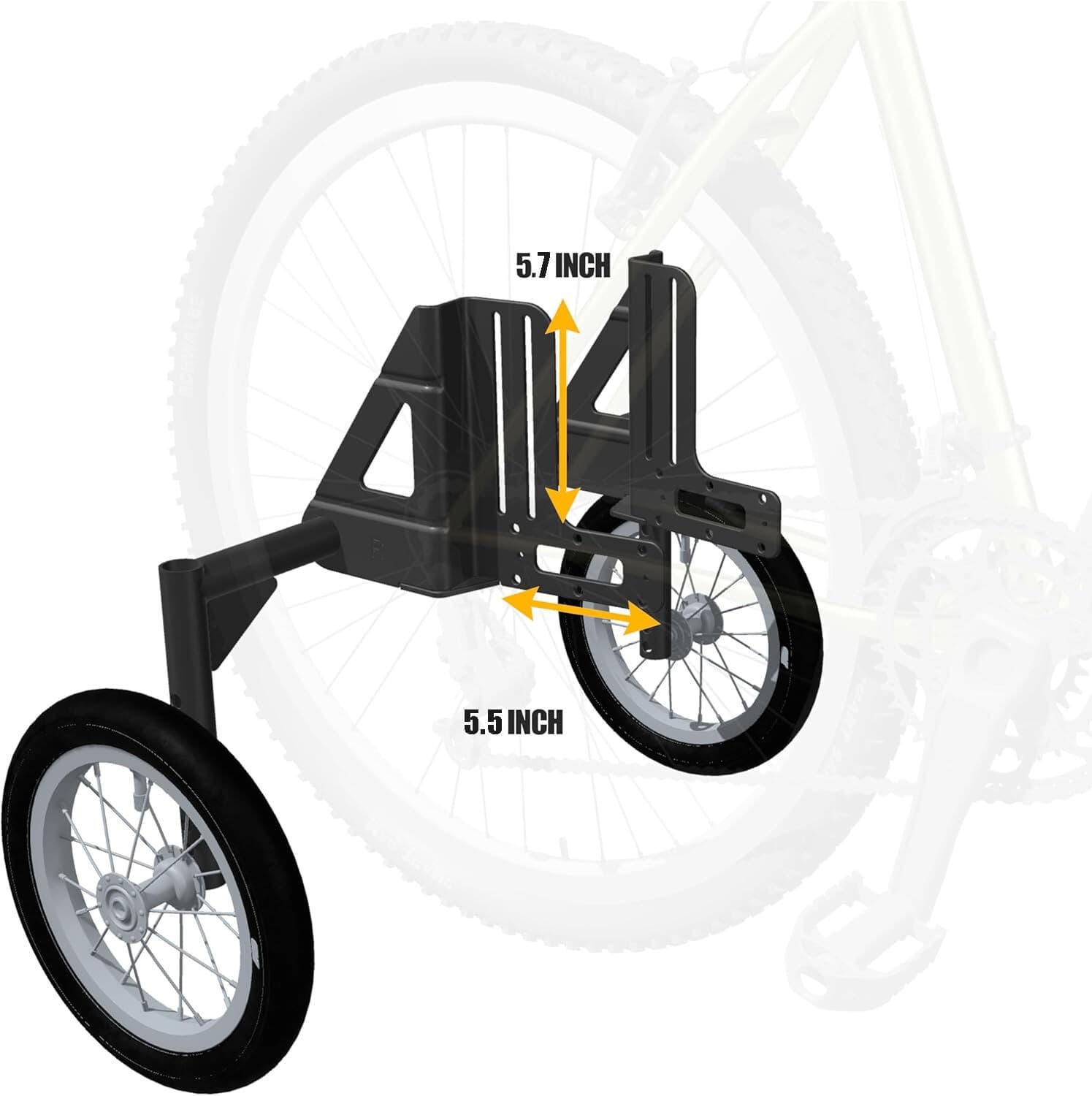 CyclingDeal Adjustable Adult Bicycle Bike Training Wheels Fits 24" to 29" 5