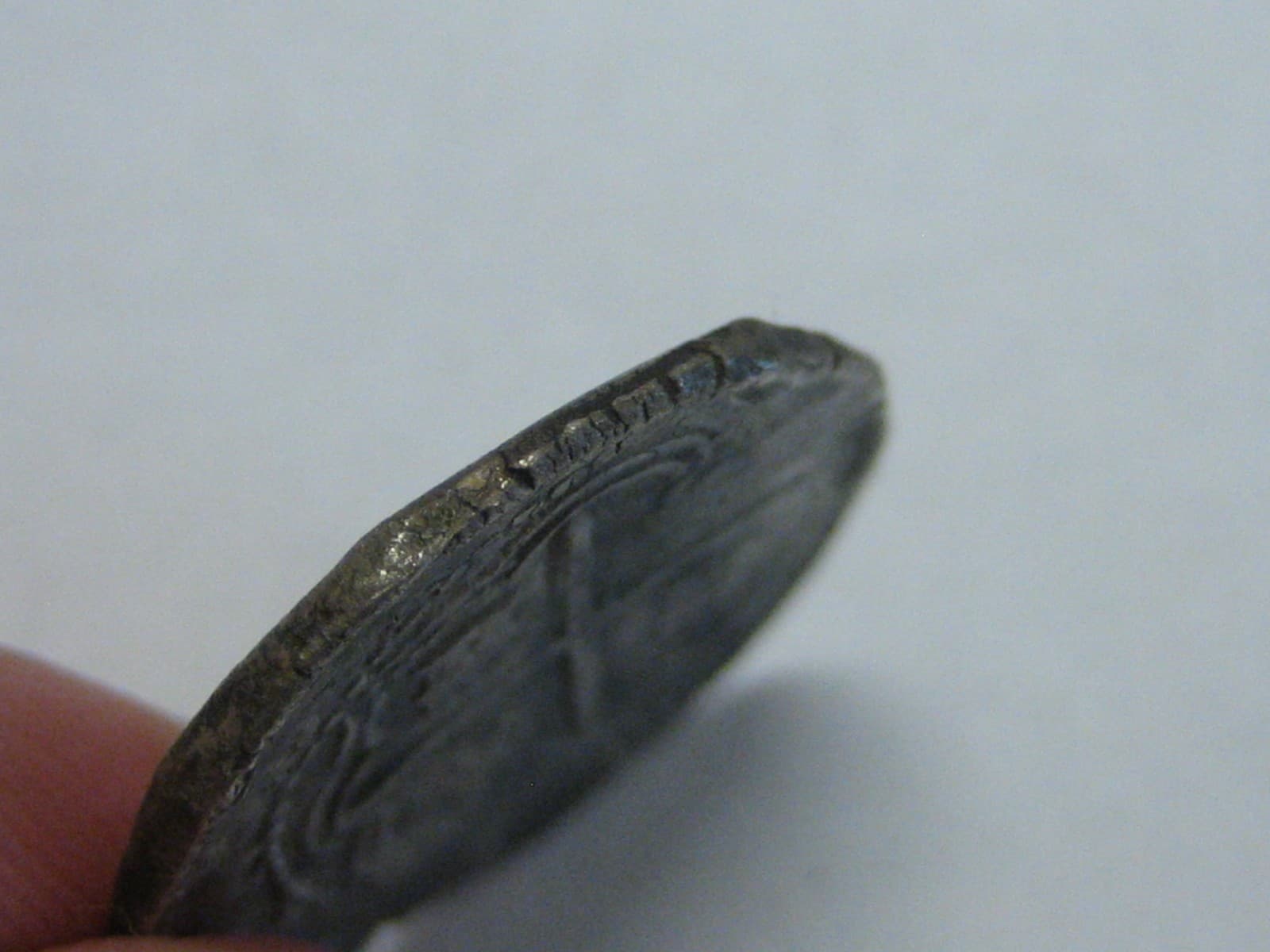 PHILIP II 1 REAL COB POTOSI ASSAYER B 1500s SPANISH COLONIAL ERA BOLIVIA 5