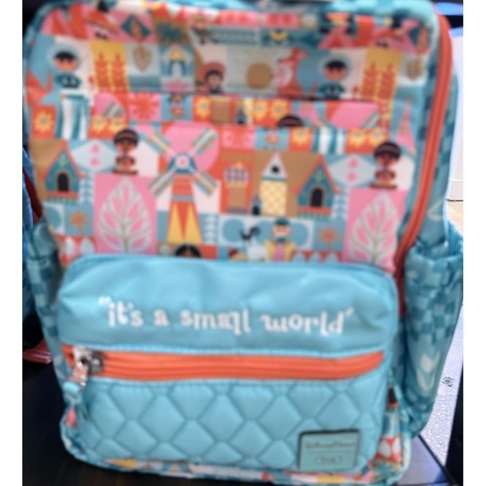2025 Disney Parks Magic Kingdom Small World Lug Bag Backpack Walt Disney… 3