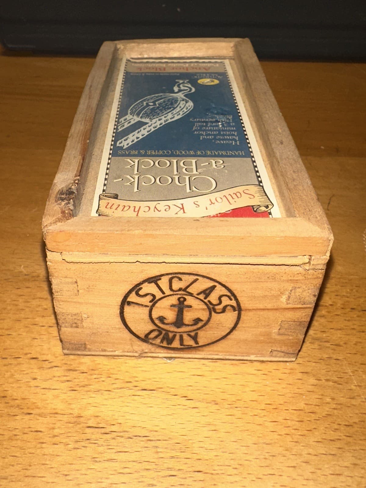 Vintage Sailor's Block Keychain by Authentic Models 2