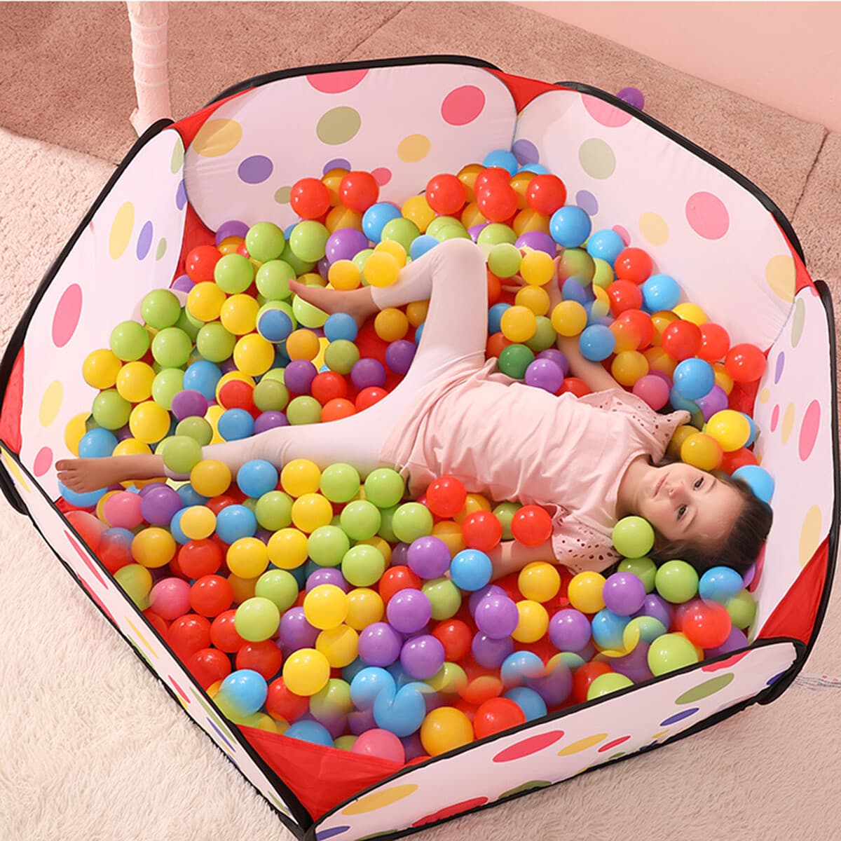 100pcs Pit Balls Plastic Macaron Ocean Balls Kids Toy Balls for 1-3 Years 6