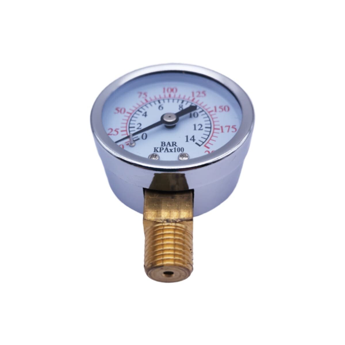 2 pcs Air Compressor Pressure Gauge 0-200 PSI 1/4" NPT Side Mount 2" Face 3