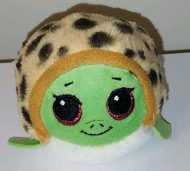 Ty Beanie Bouncers - CRUISER the Sea Turtle (3-4 Inch) NEW Bouncy Ball Toy