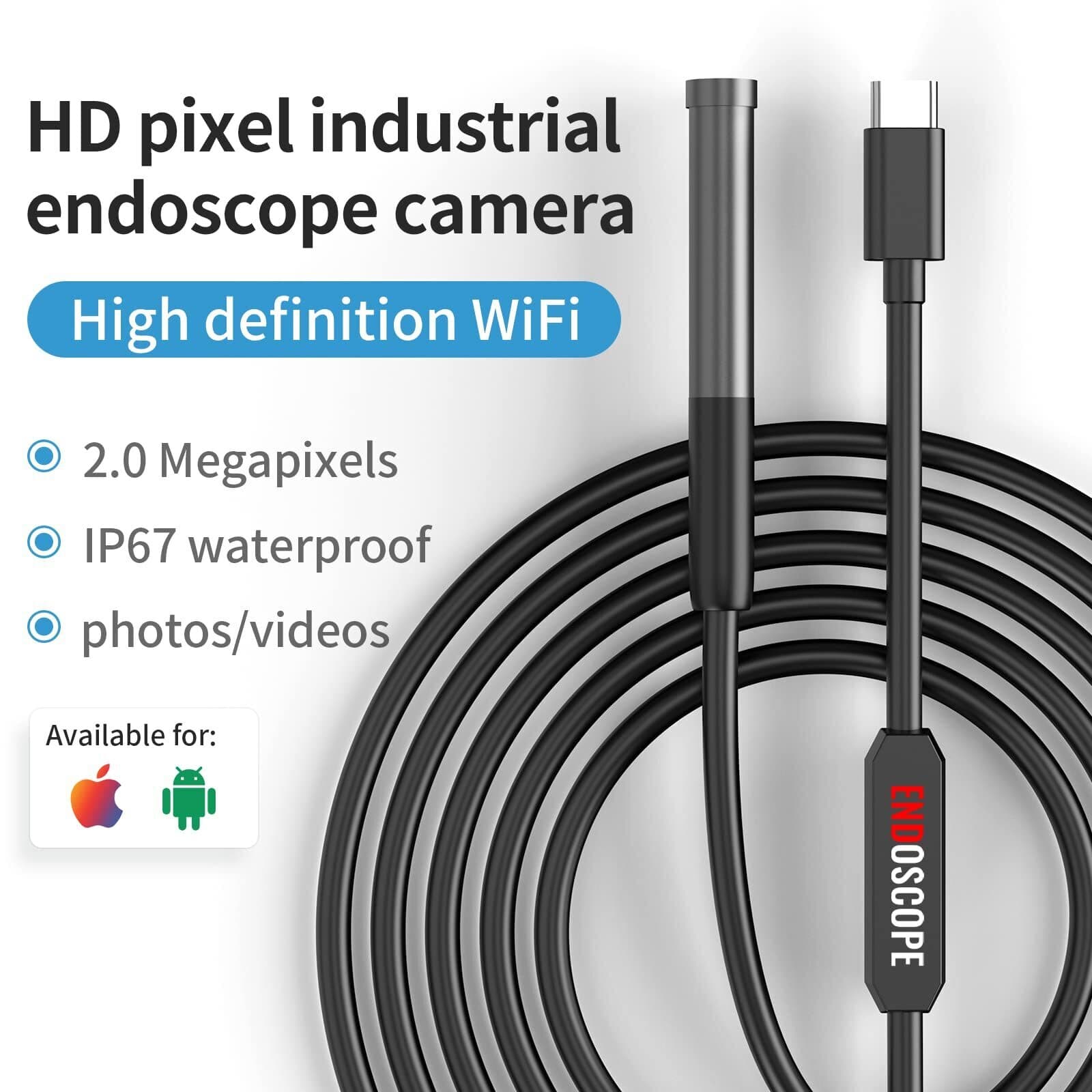 Endoscope Camera with 9.8ft Borescope Inspection Cameras for iPhone iPad/Android 4