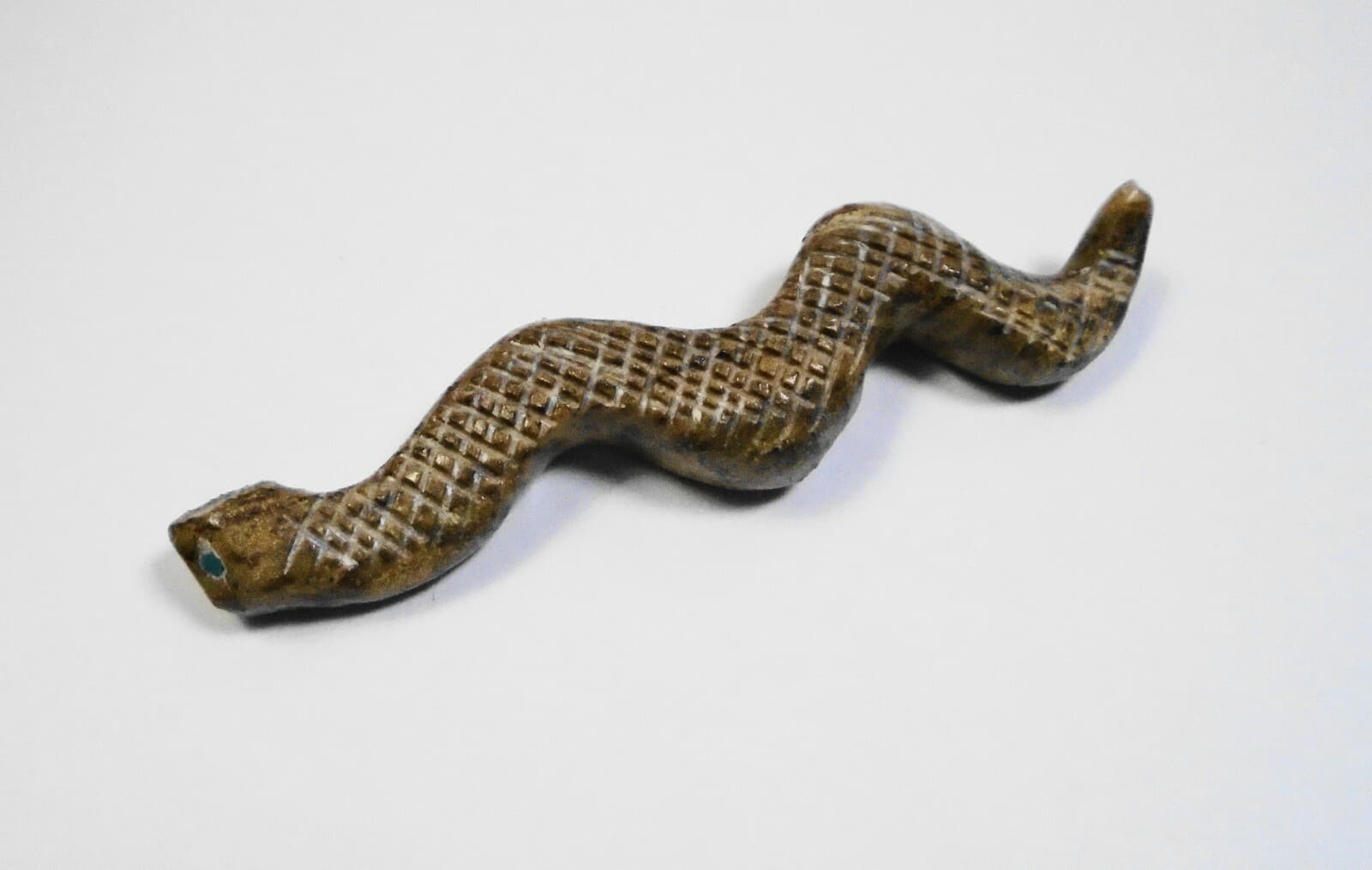 Zuni Fetish Picasso Marble Snake 