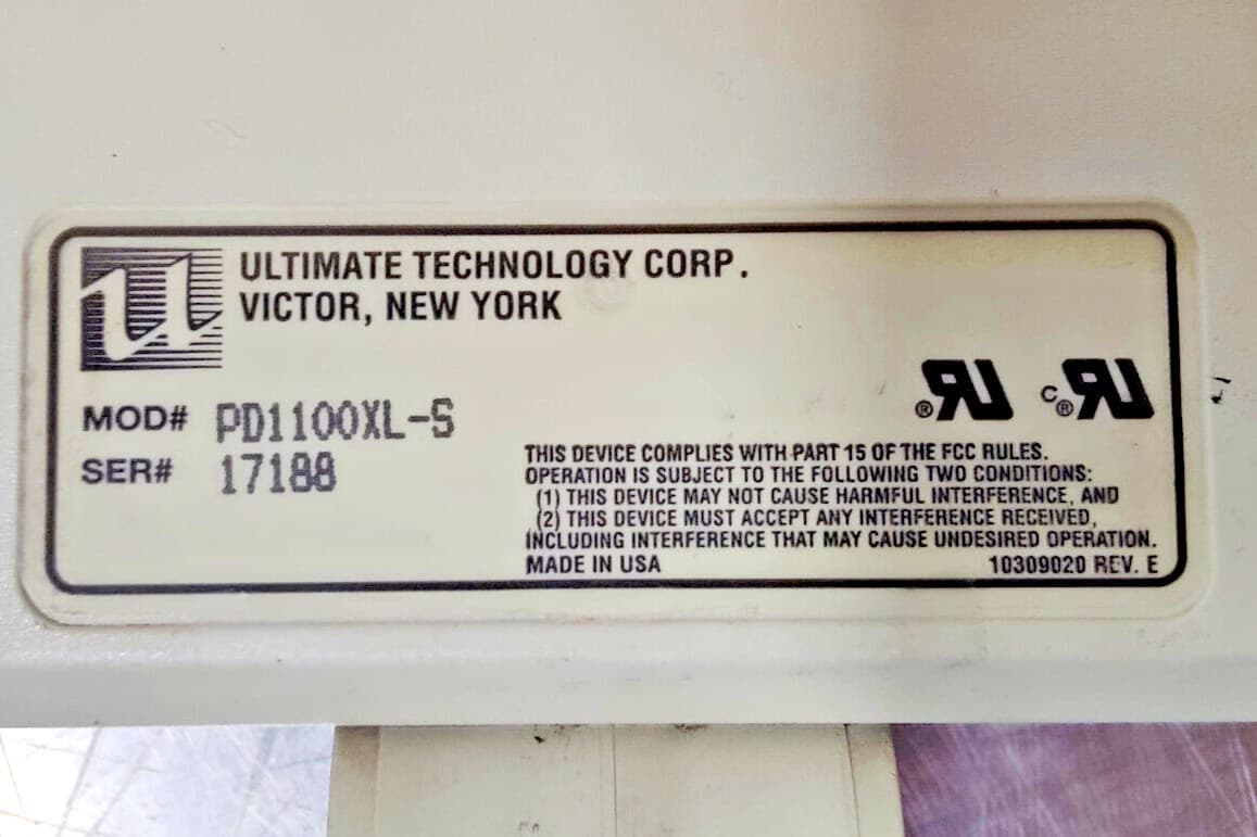 Customer Pole Display Retail ULTIMATE TECHNOLOGY CORPORATION PD 1100 XL-S 6
