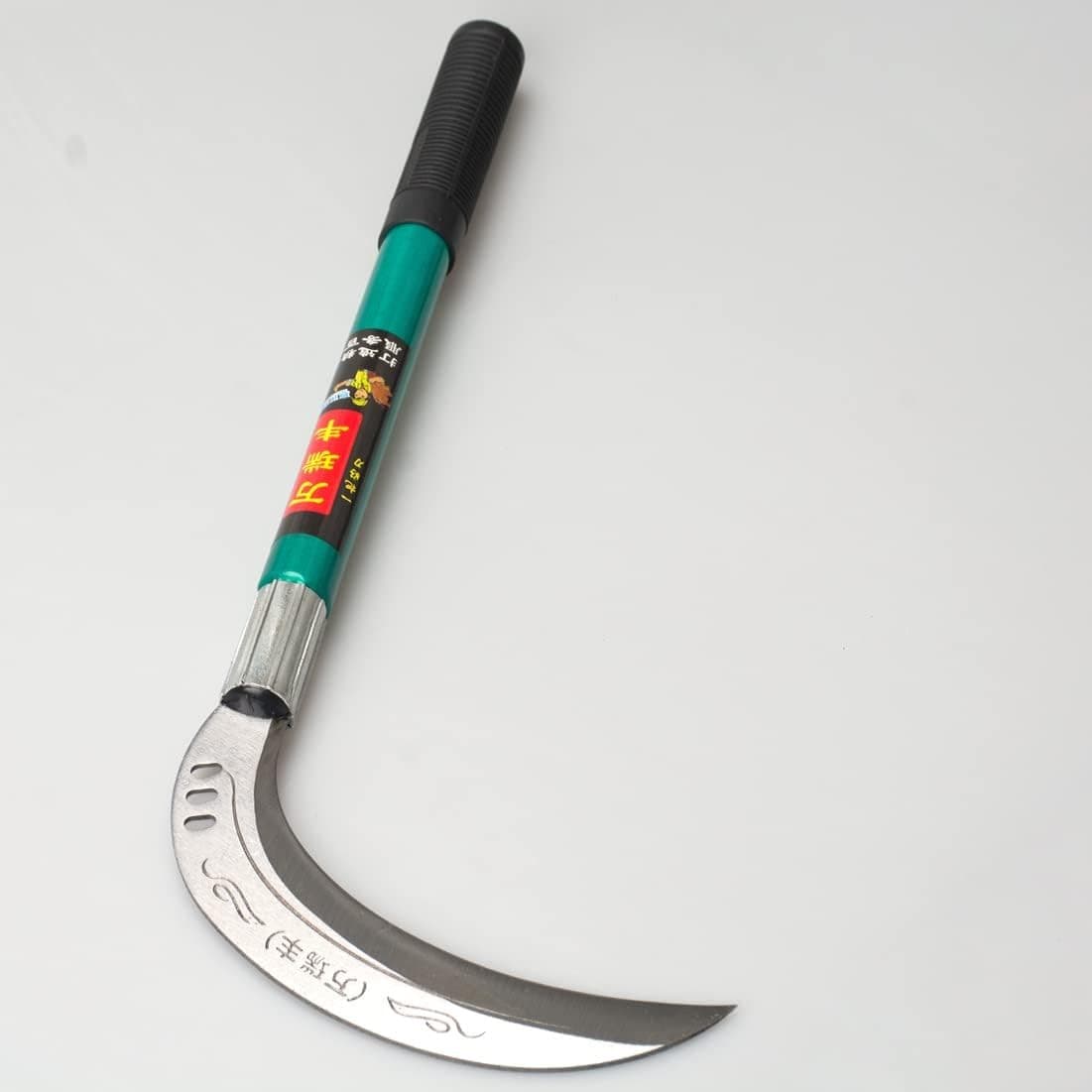 Steel Grass Sickle,Clearing Sickle,Brush Clearing Sickle with Carbon Steel Blade 5