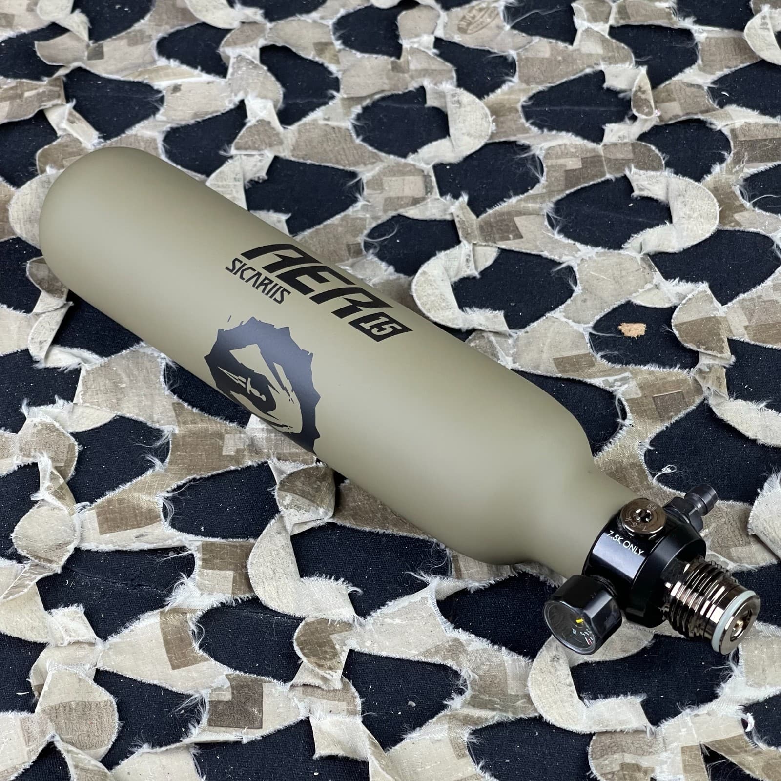 NEW Sicariis AER Tank w/ Hero 2 Regulator - 15/4500 - Matte FDE 3