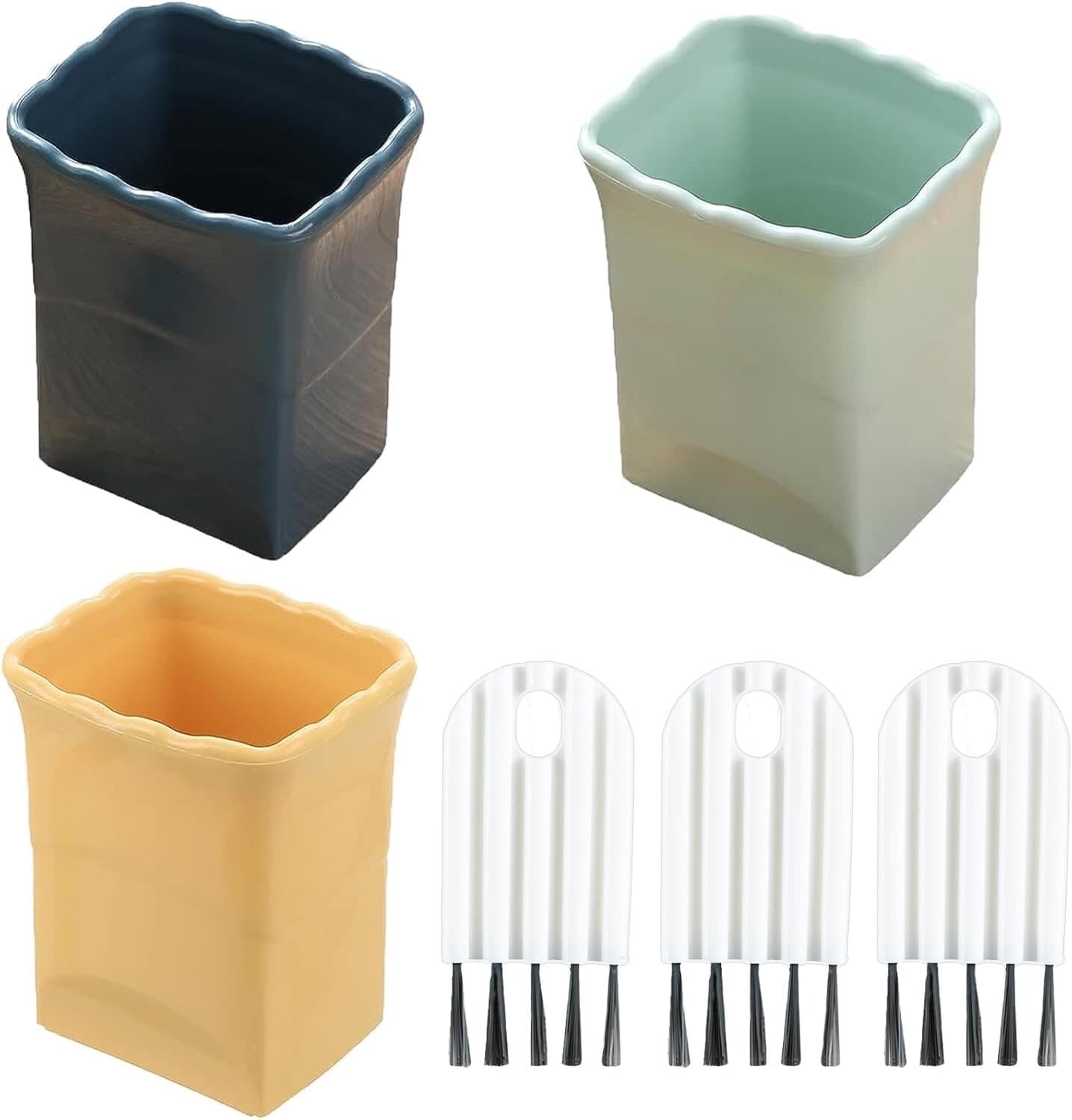 3-PCS Cup Slicer Strawberry Slicer- Cup Fruit Slicer, Egg Slicer, Banana Slicer