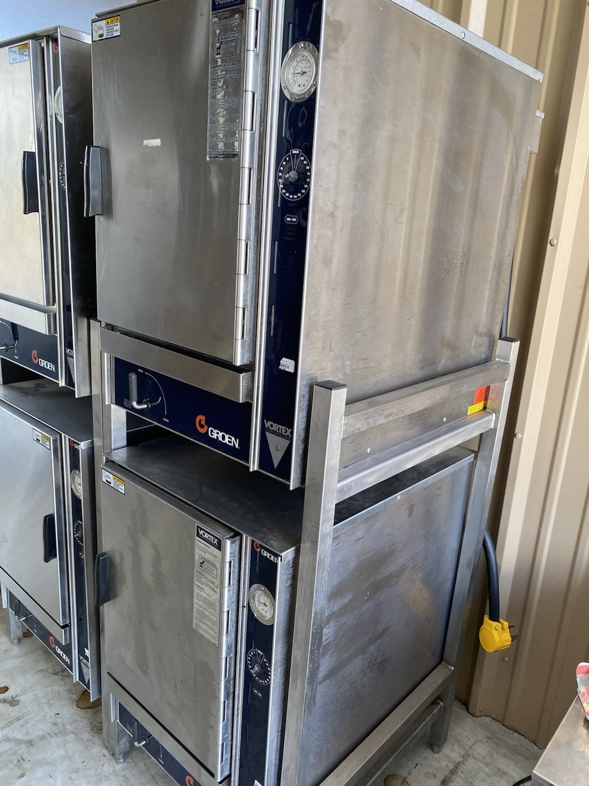 Lot Of 2 Groen vortex electric convection steamer. Double-stack. 2