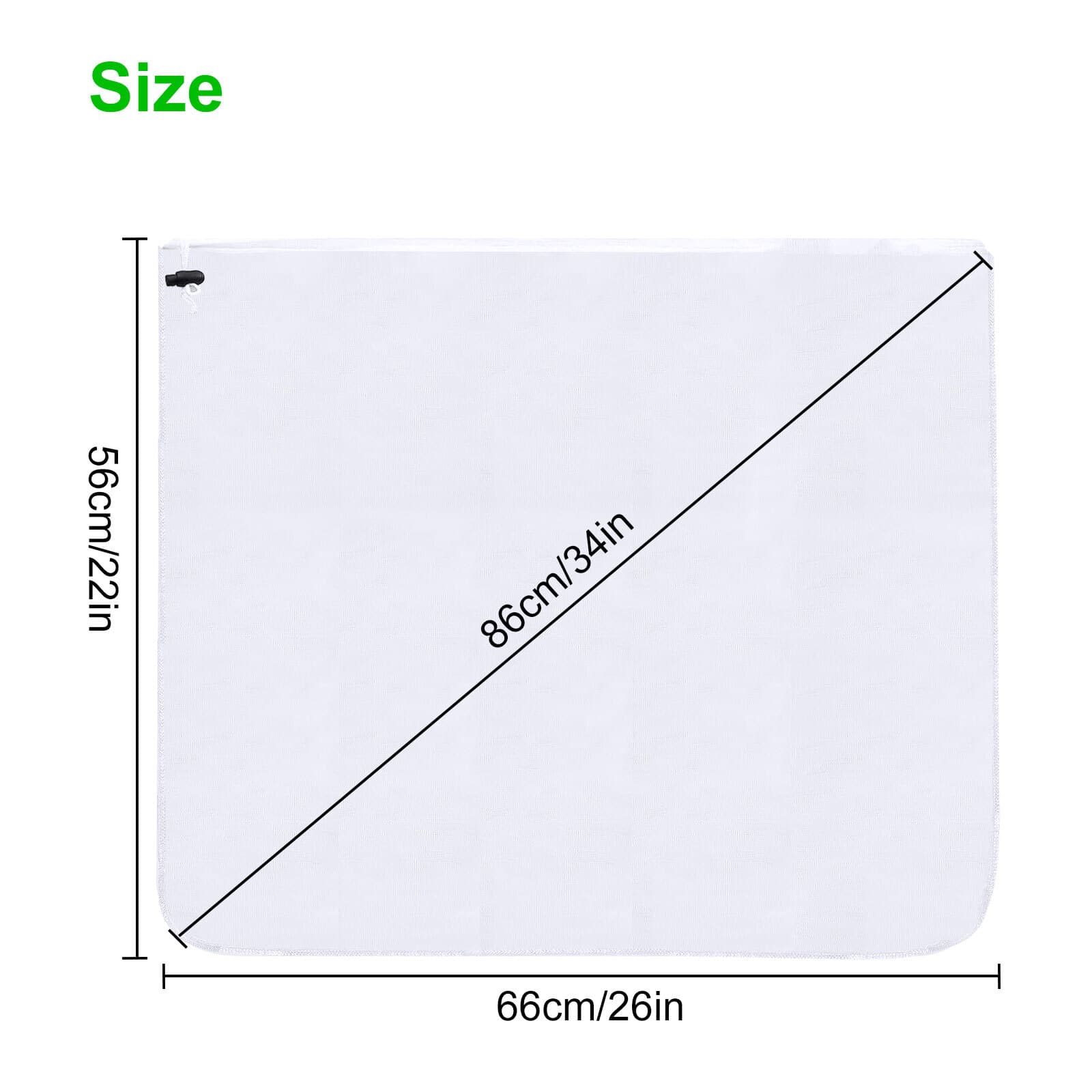 3x Drawstring Straining Brew Bag Extra Large Fine Mesh for Fruit Grape Wine Beer 2