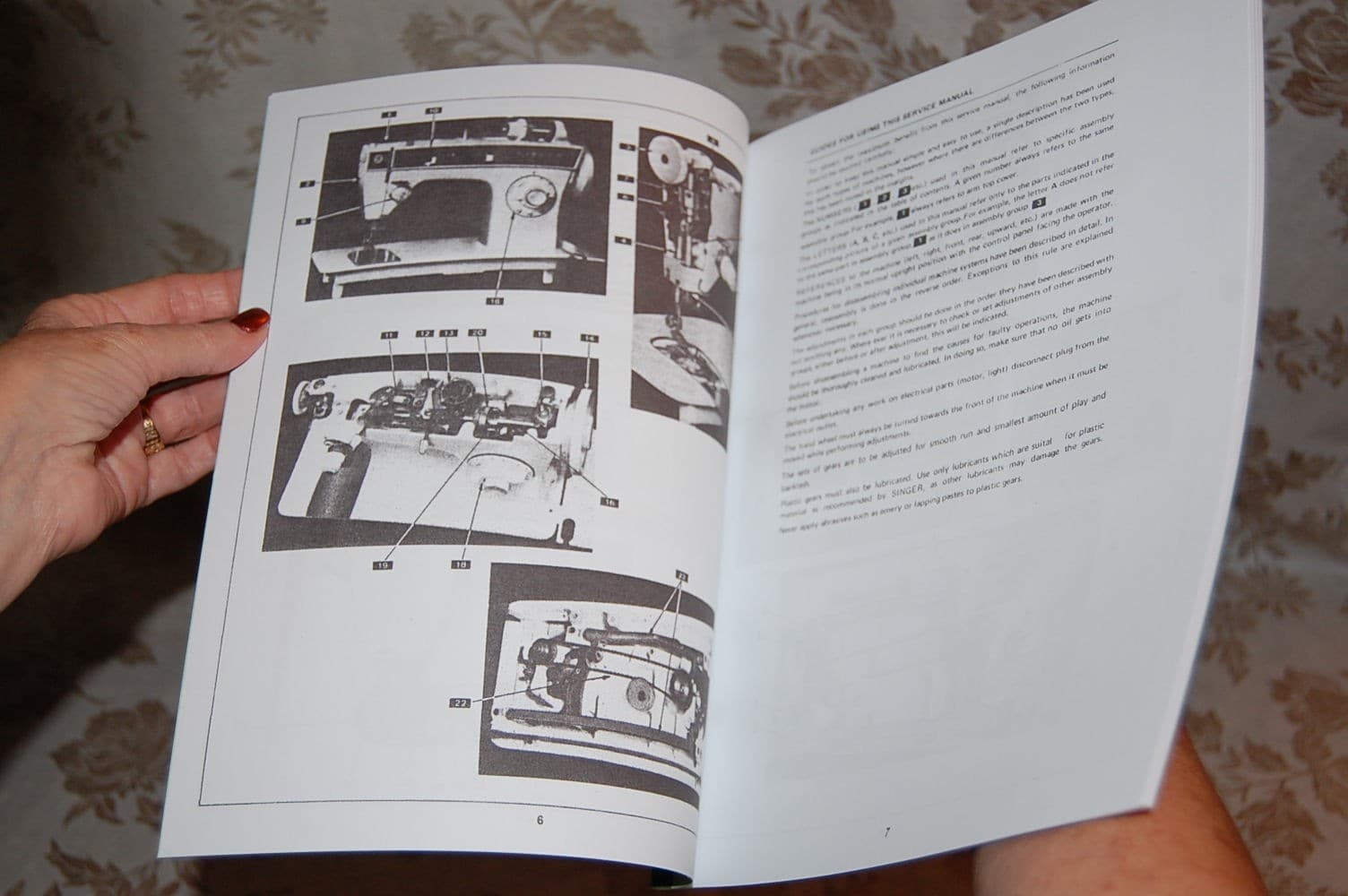 Service Manual Singer Sewing Machines 242 248 & Also Applicable for 247 547 876 4