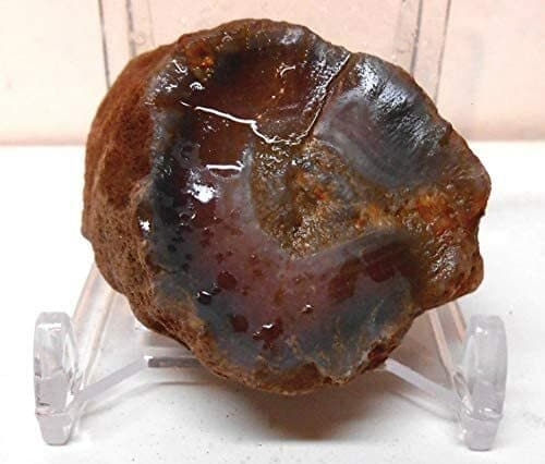 Rock Tumbler Gem Refill Kit - Swali Rose Agate Rough, Mozambique,Africa, 4 oz  5