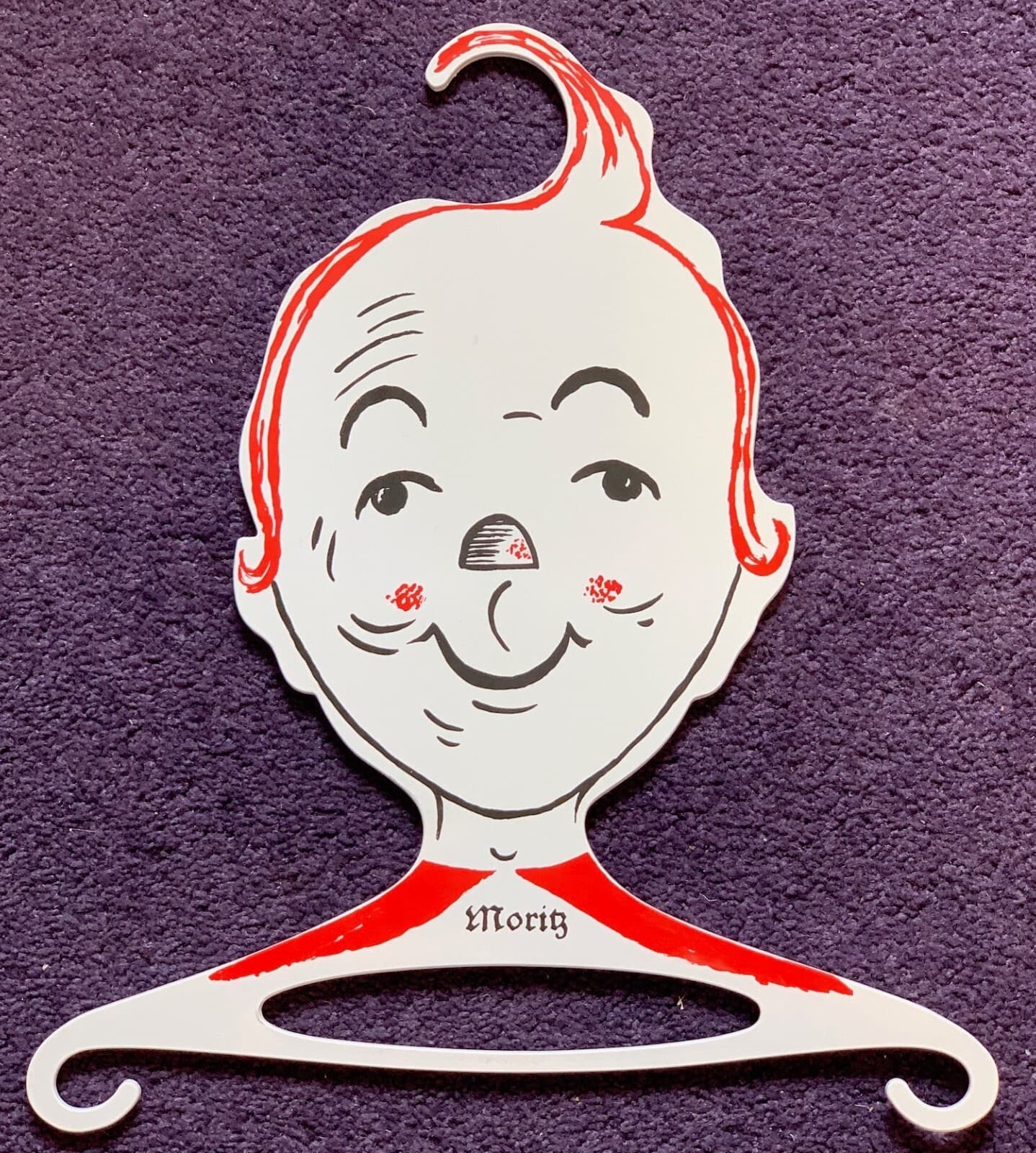 Pair of Rare Unused 1960s Max and Moritz W. German Character Hangers 3