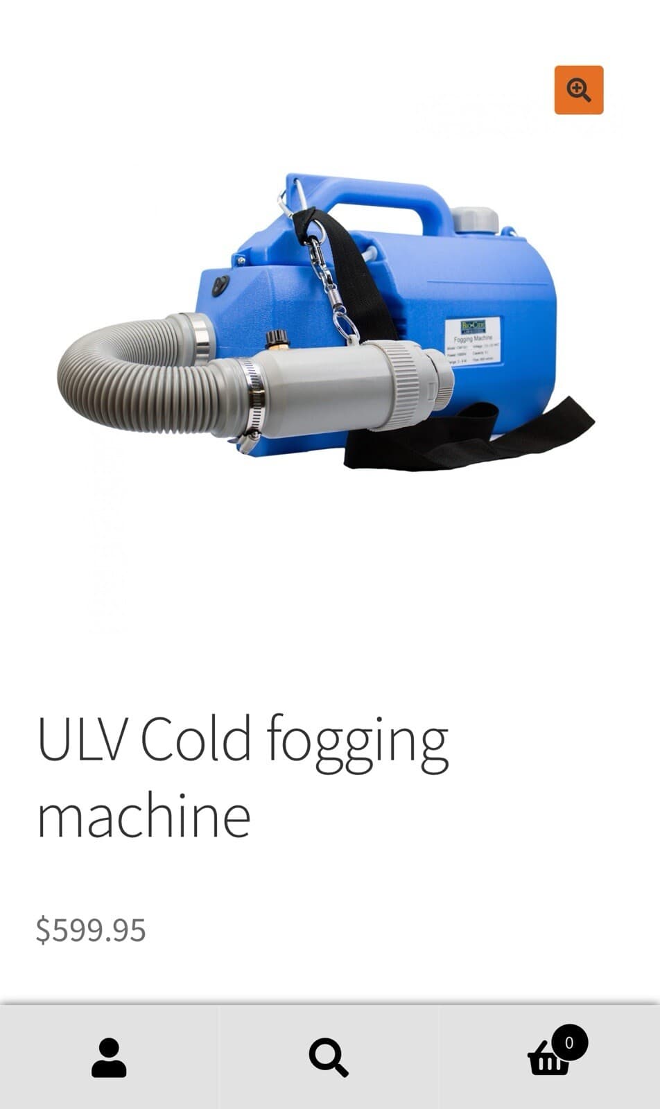 ULV COLD FOGGER MACHINE. FOR DISINFECTING AND DETAILING 4