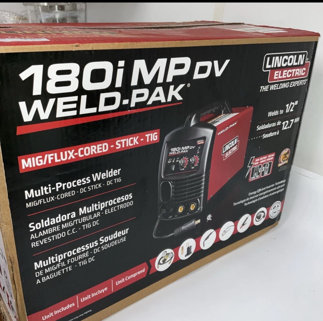 Lincoln Electric K5257-1 180i MP DV Weld Pak Multiprocess Welder Dual Voltage 2