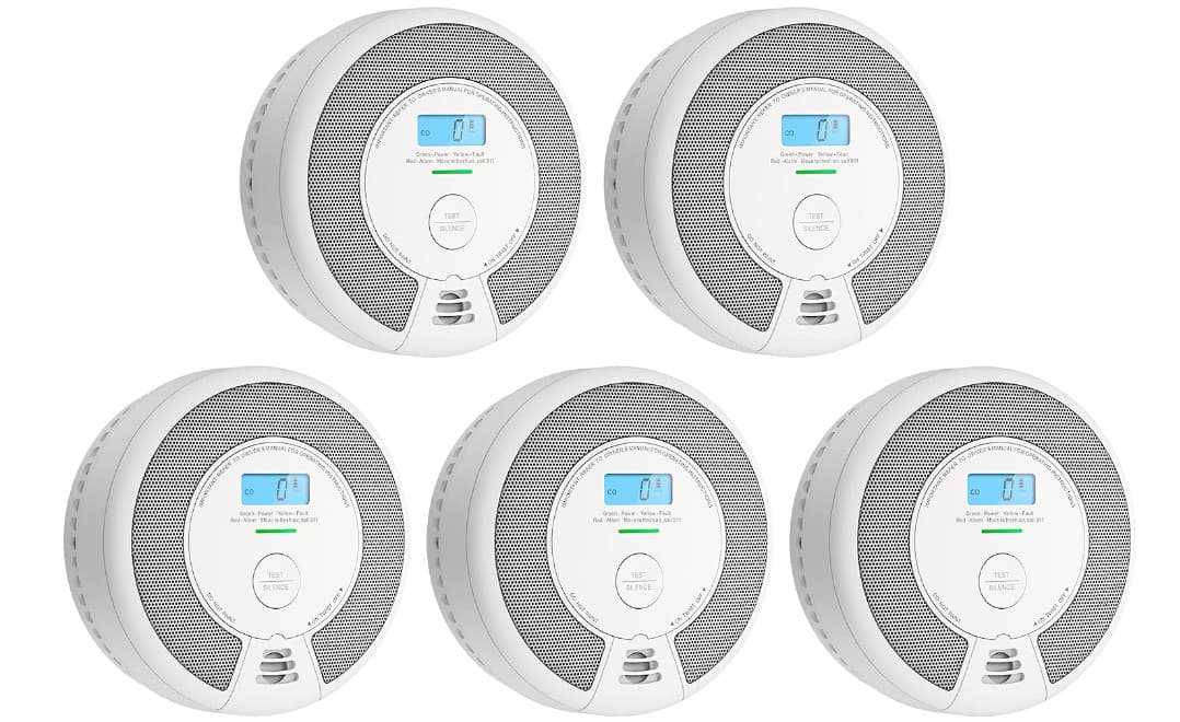 X-Sense Combination SC07 5-pack Smoke and Carbon Monoxide Alarm Brand New