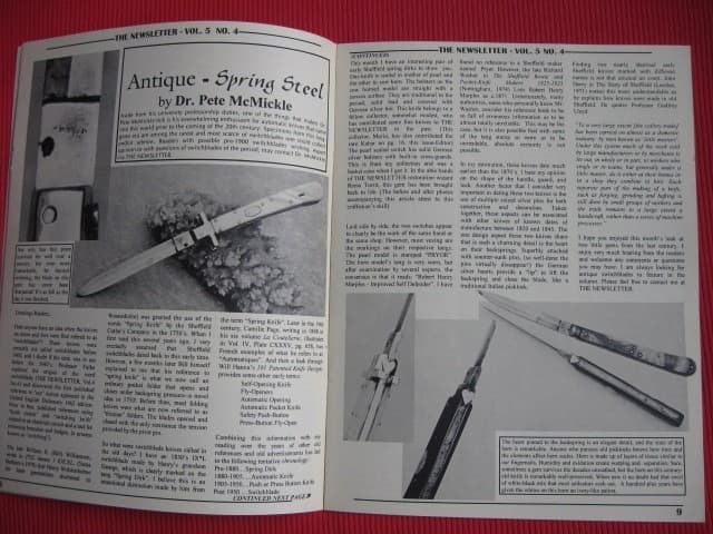 The Automatic Knife Resource Guide And Newsletter - Vol.5 No.4 3