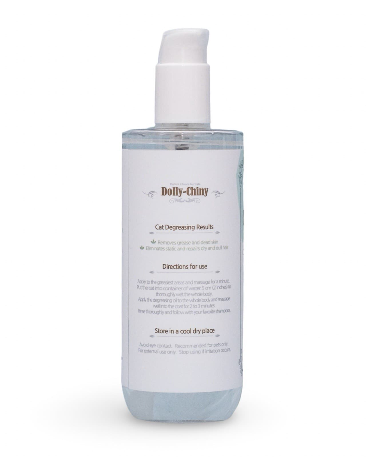 Dolly-Chiny® Cat Degreasing Oil– Natural Grease Remover for Cats, 390ml 2