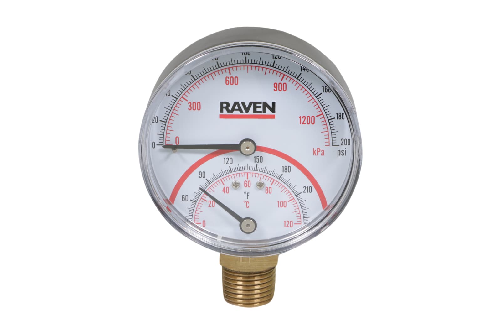 3" Pressure & Temperature Gauge