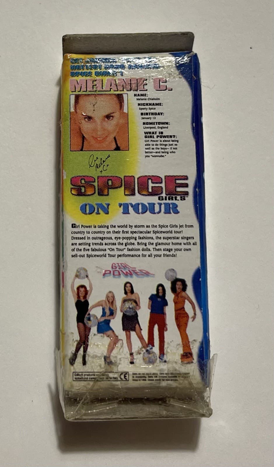1998 NIB SPICE GIRL DOLL SPORTY SPICE,  MEL C ON TOUR - Miniature Figure 4