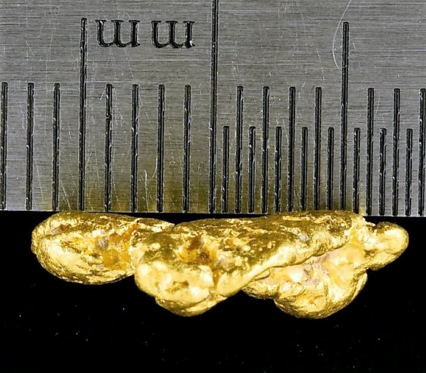 PURE GOLD NUGGET ALASKAN YUKON BC NATURAL SMALL ROCK GENUINE RAW FINE 22k .5g 6