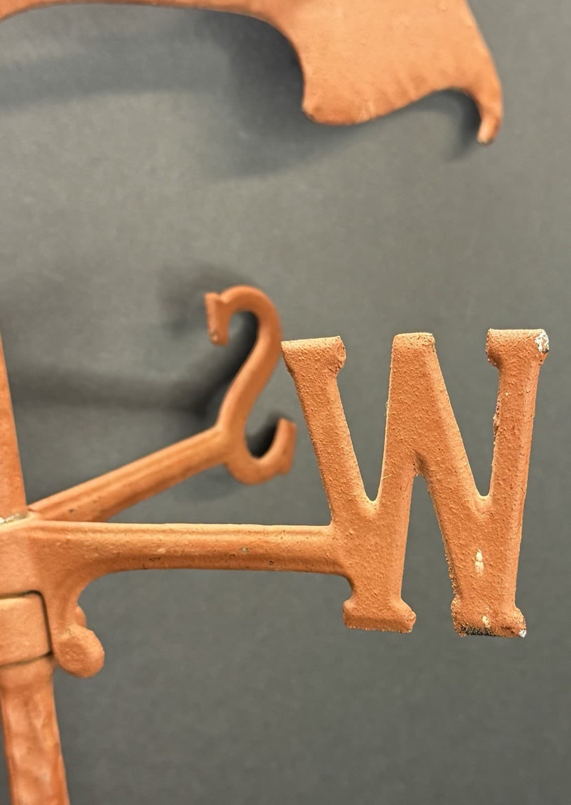 Vintage Horse & Compass Weathervane 17" Tall 6