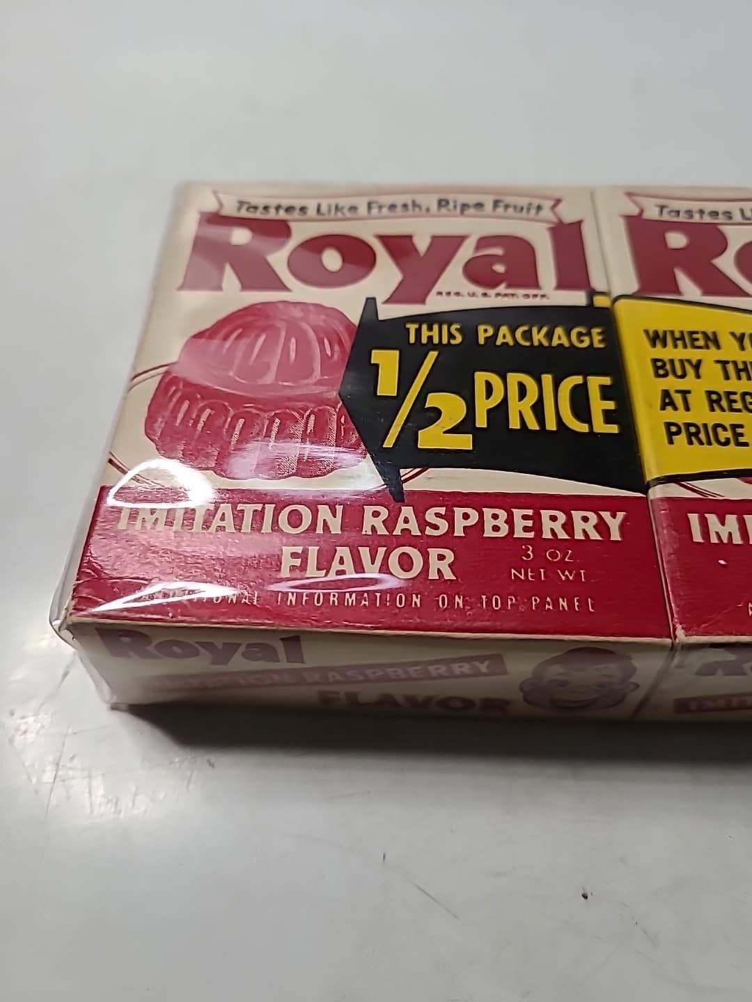 CIRCA 1950 2 FULL UNOPENED BOXS ROYAL GELATIN WITH HOWDY DOODY CARD  3