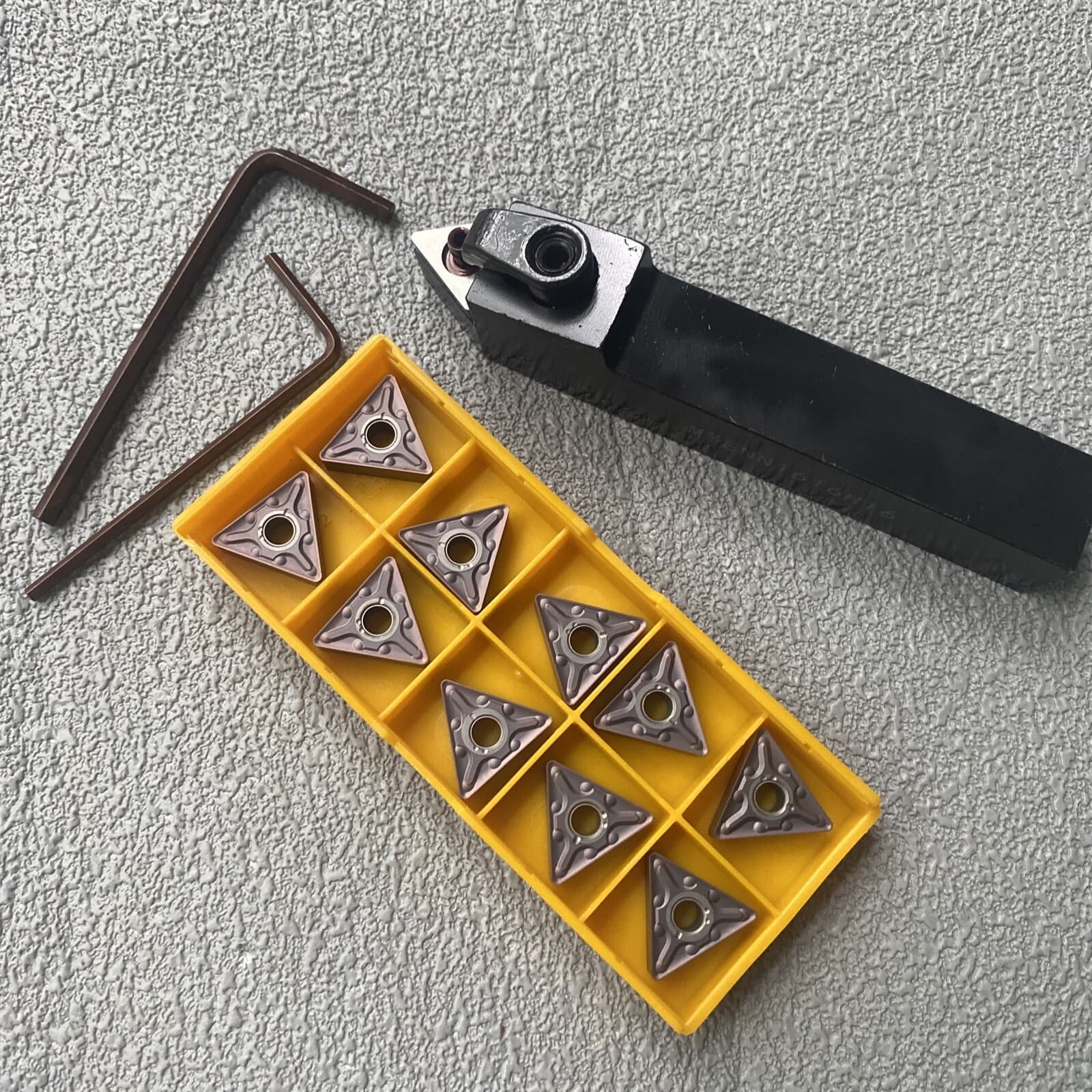 New Holder +  20pcs TNMG332 Carbide Inserts MTENN1616H16 Lathe Turning Tool 5