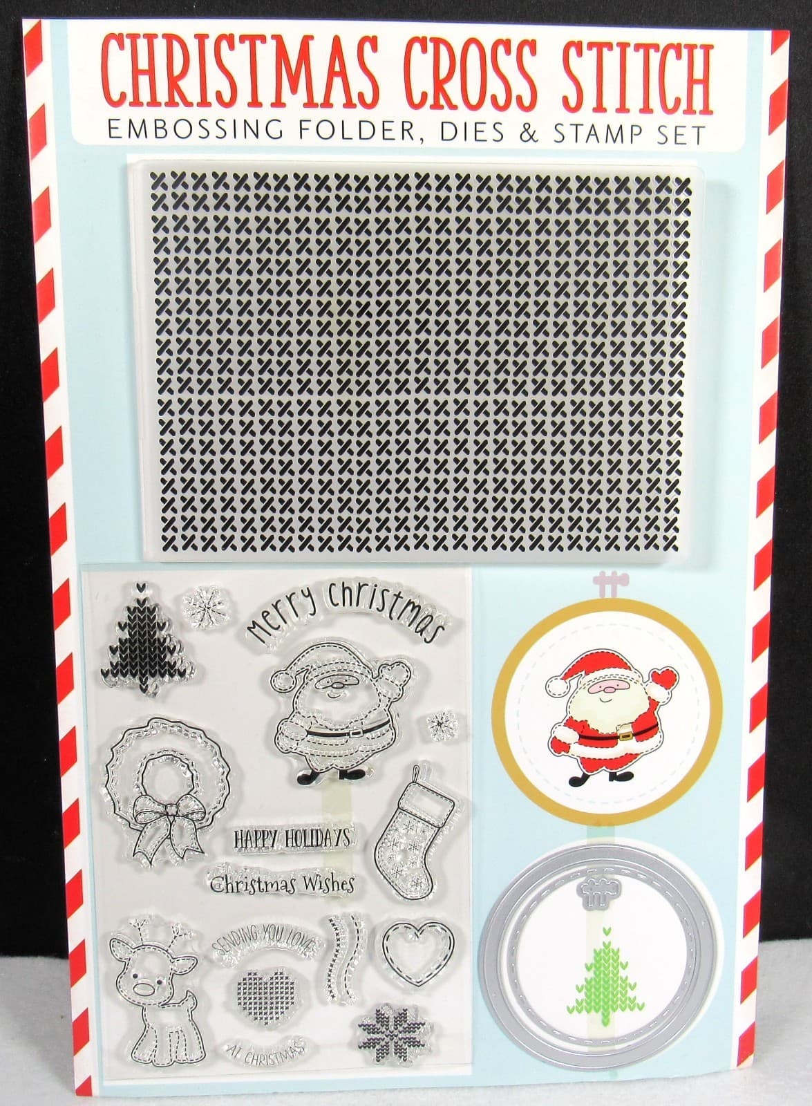 Christmas Cardmaking Magazine Issue 8 Embossing Folder Stamps and Dies 6