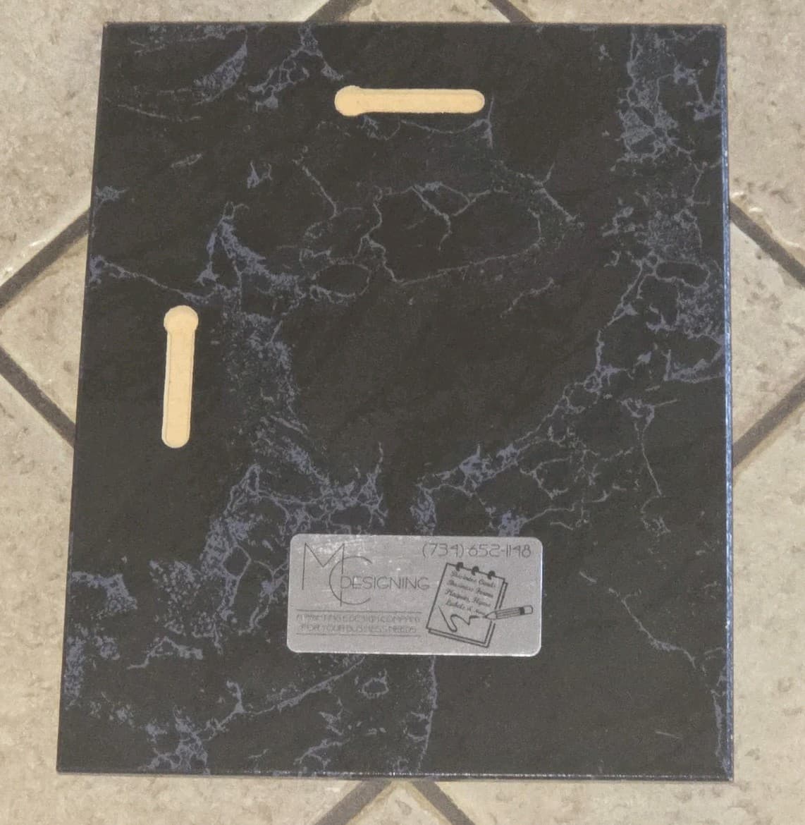 IRON COFFINS Biker Motorcycle Club Black 1% Toledo Ohio PLAQUE AWARD 2012 PARTY 3