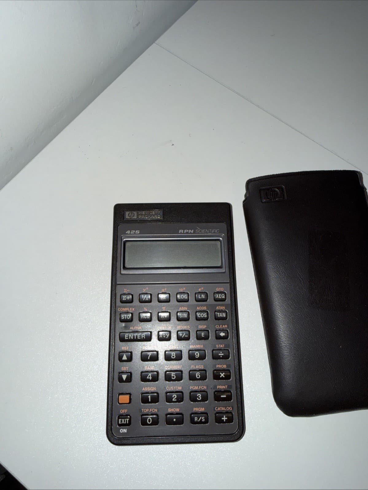 Hewlett-Packard HP-42S RPN Scientific Calculator W/ Case Tested And Working 2
