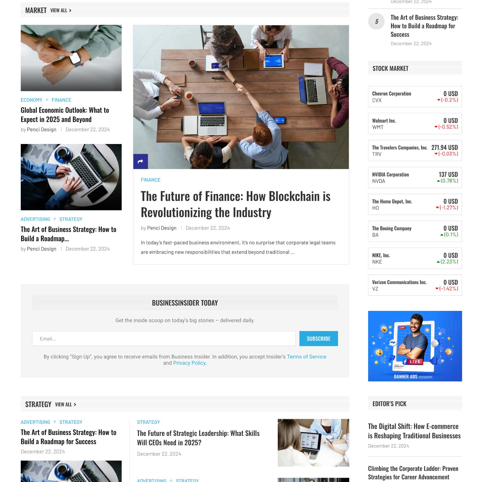 Business Blog Website Design with Free VPS Web Hosting and Installation 2