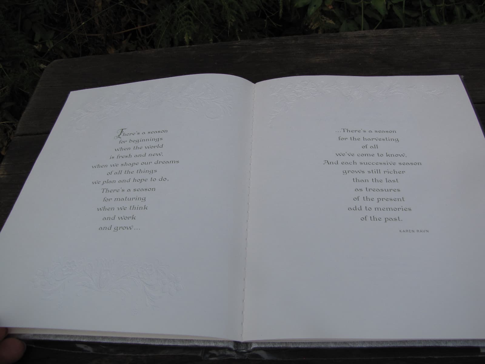 VTG Hallmark Silver Anniversary Memory Book Our 25 years of Marriage 5