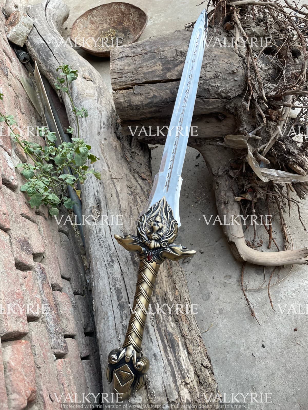 40'' world of Warcraft Royal Guard WOW sword Alliance Lion Head Stormwind sword 6