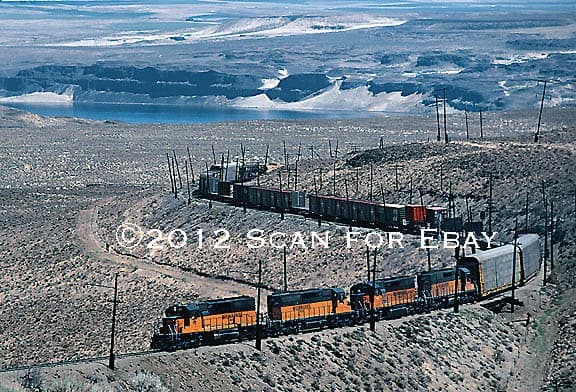 MILW Milwaukee Road Lines West LARGE Postcard - MINT!