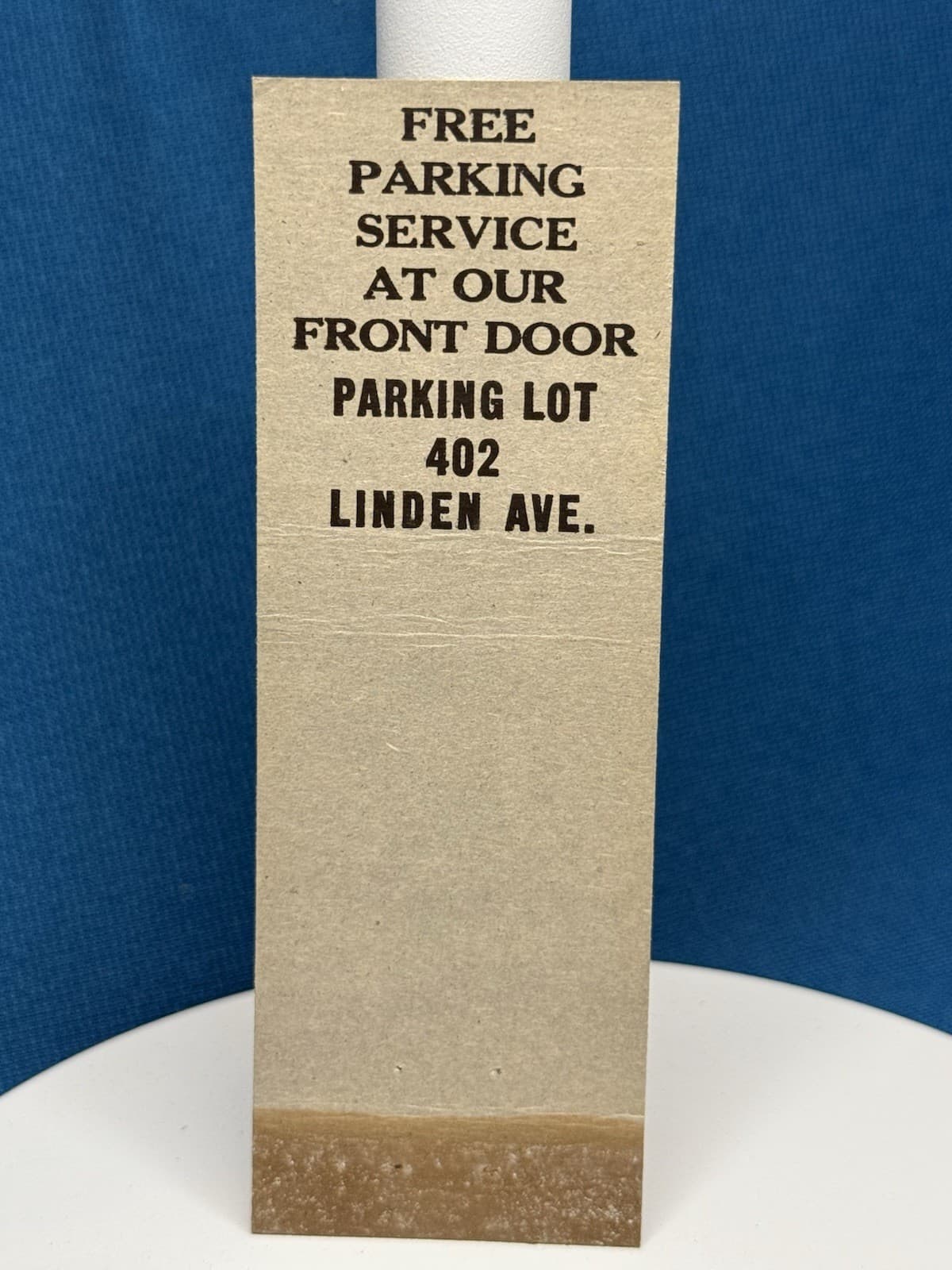 Linden Bar Elmwood "Ladies Invited" VTG Matchbook Cover Lt#570 2