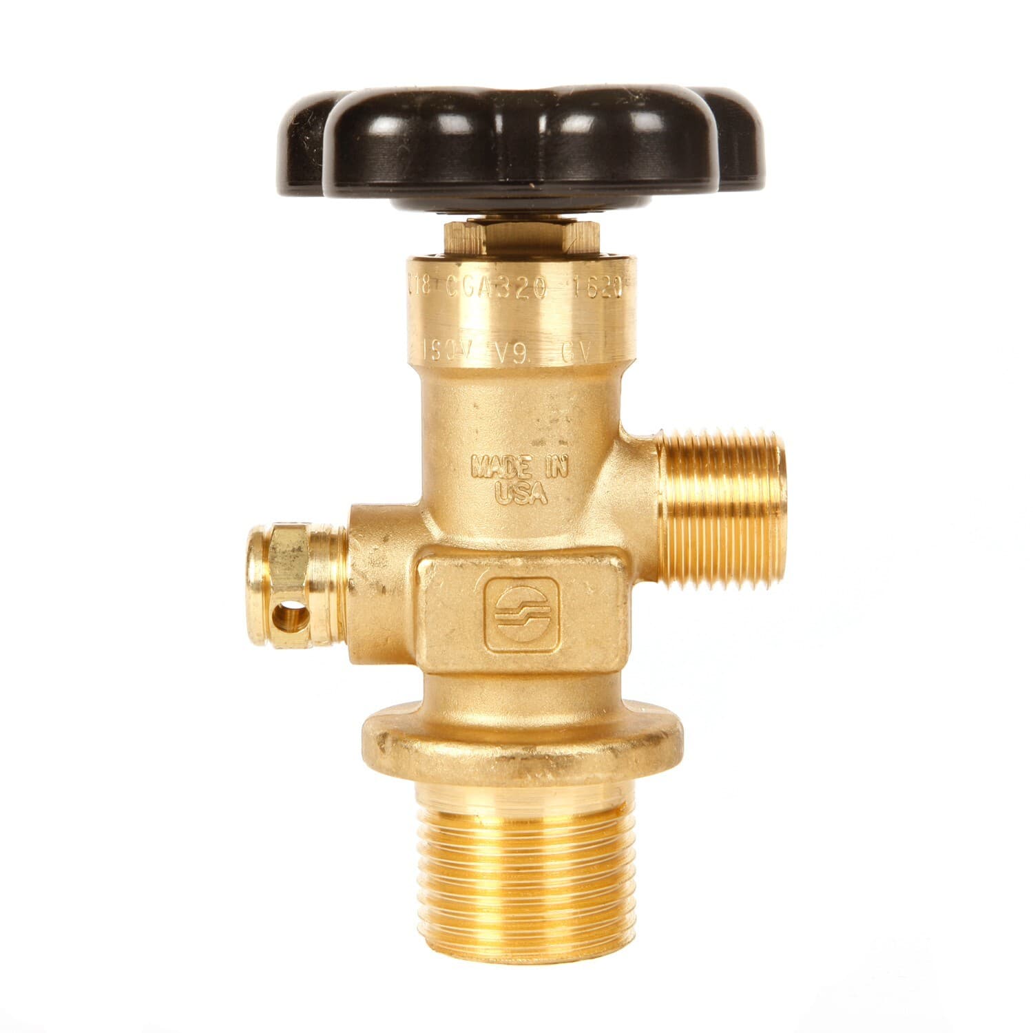 New 50 lb. Aluminum CO2 Cylinder Tank CGA320 Valve and Handle DOT Approved Grow 4