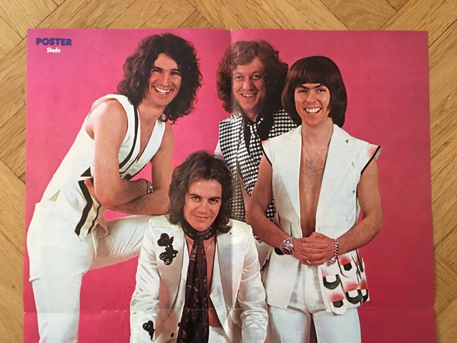 SLADE 1974 Sweden Swedish Poster Magazine 1970s Vintage Rare 5