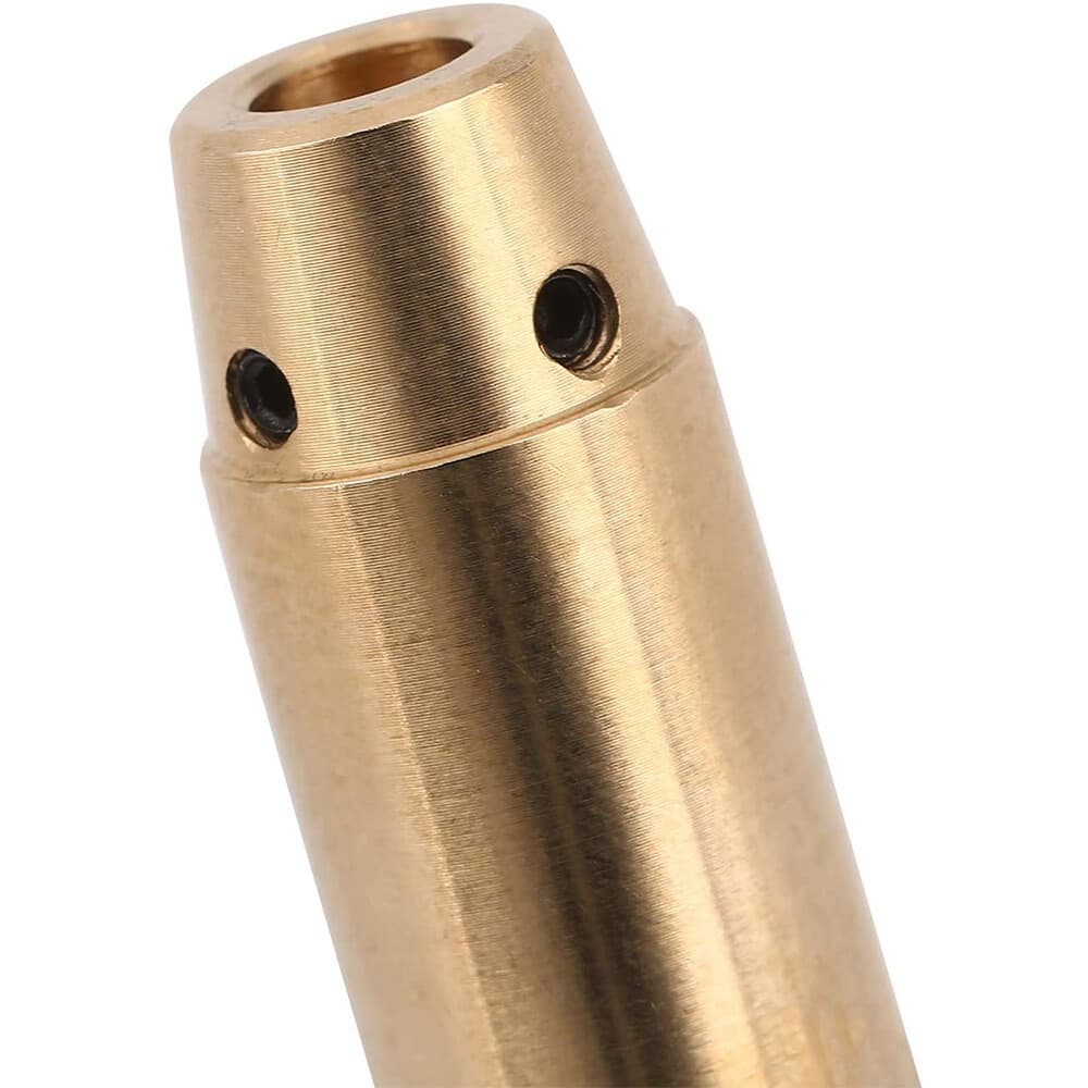 CAL 9mm Red Laser Bore Sight Brass Cartridge Bullet Shap Boresighter 6 Batteries 5