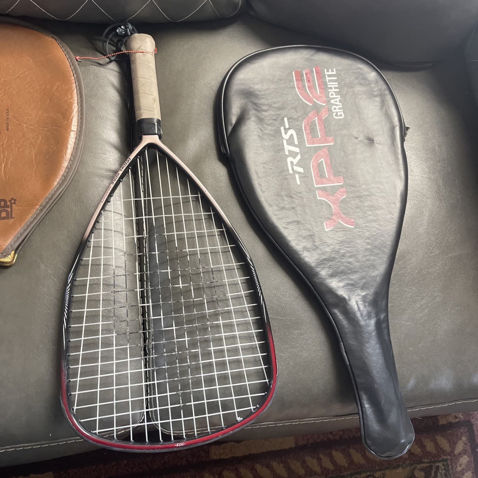 Extelon Xpre Graphite, 2 Leach Rackets Set Of 3. Used Good Condition. Cases Also 4