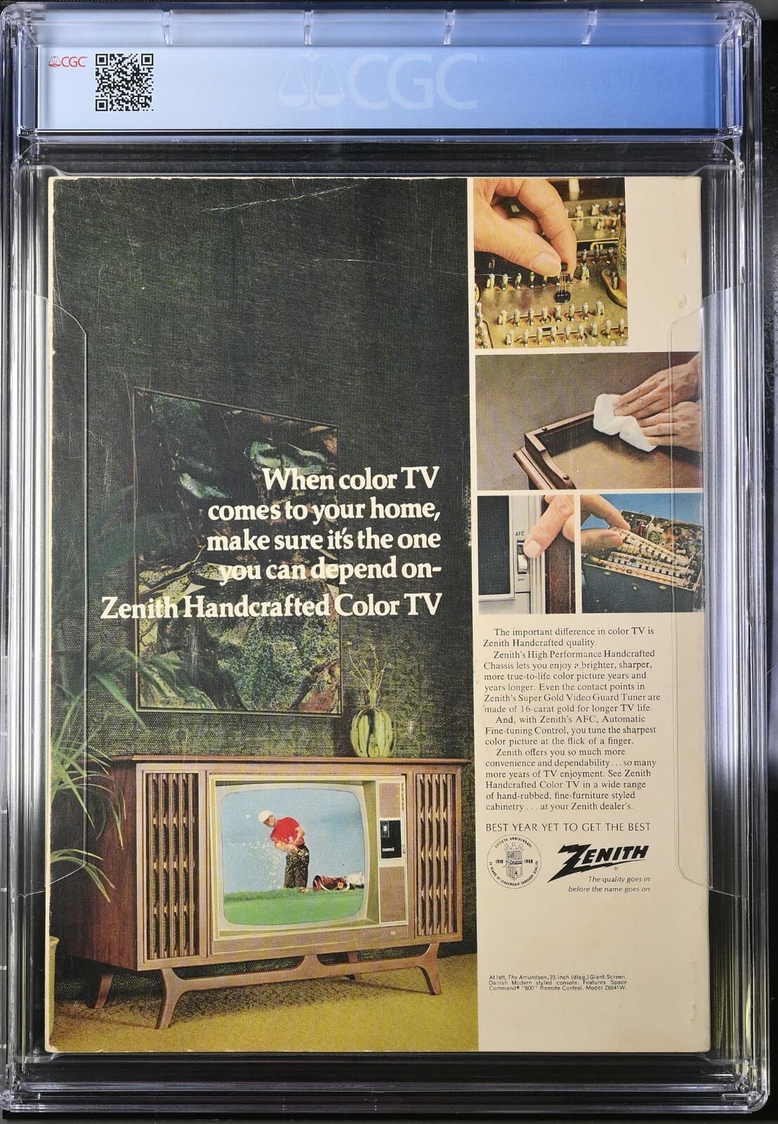 SUPER BOWL III GAME PROGRAM: NEW YORK JETS vs BALTIMORE COLTS CGC 7.5 VF- Pop 4 2