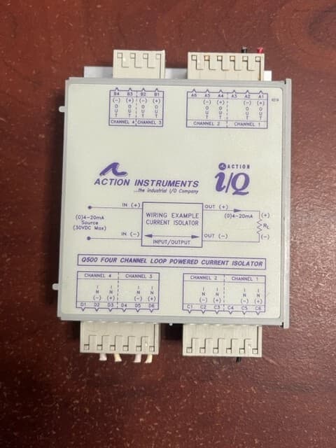 Action Instruments Q500-4B00 4 Channel Loop Powered Current Isolator 3