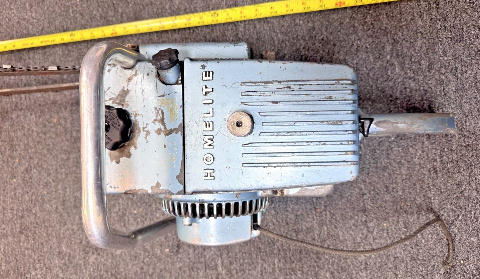 HOMELITE C-5 CHAINSAW, 18" BAR, USA, VINTAGE, UNTESTED 2