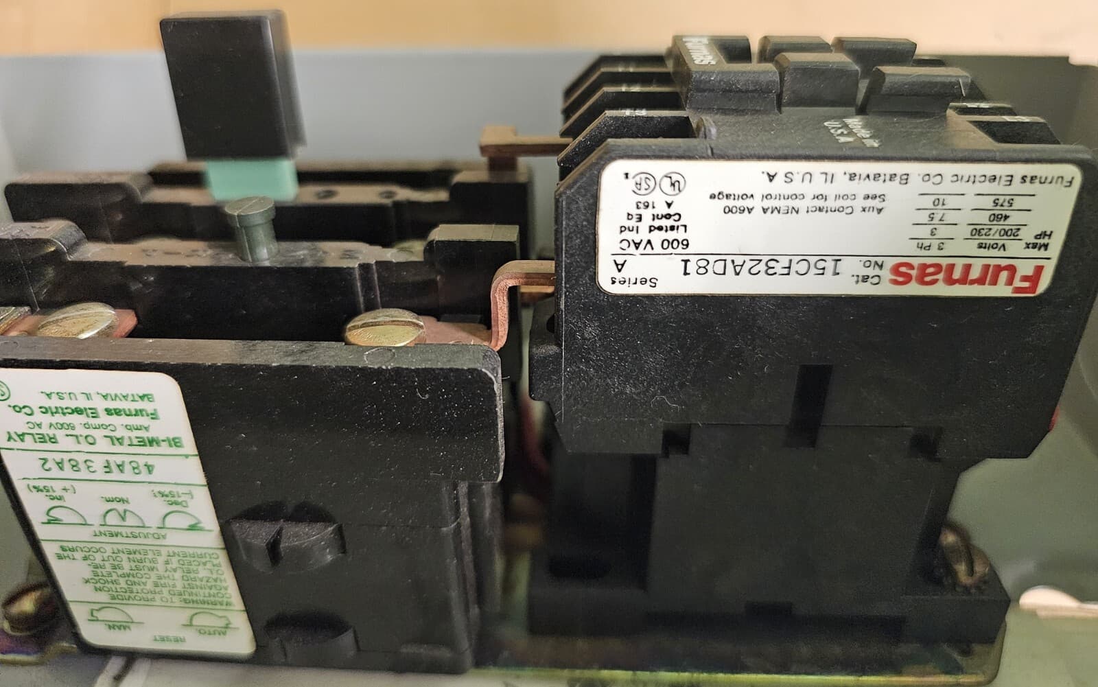 FURNAS STARTER IN ENCLOSURE 15CF32BD81 5