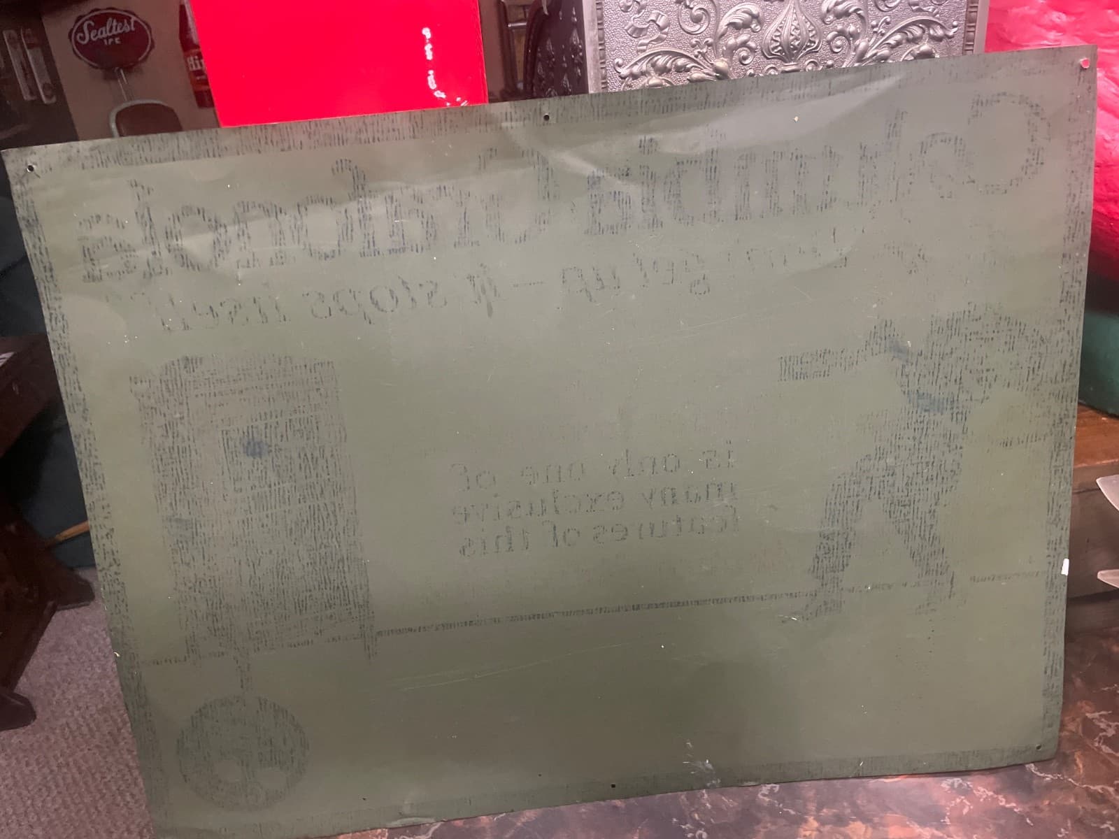 Vintage Columbia Grafonola Sign 3