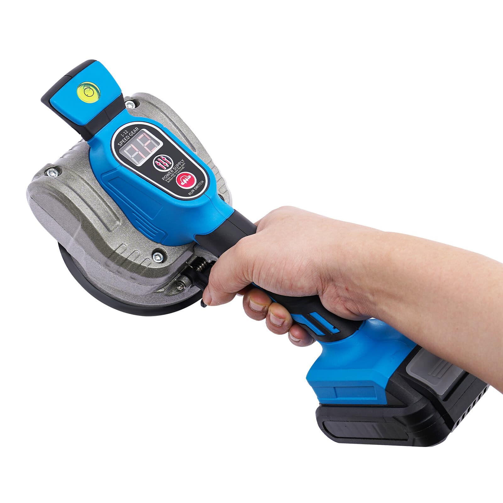 2 Batteries Handheld Tile Automatic Leveling Machine Tile Vibrator Tiler Machine 5