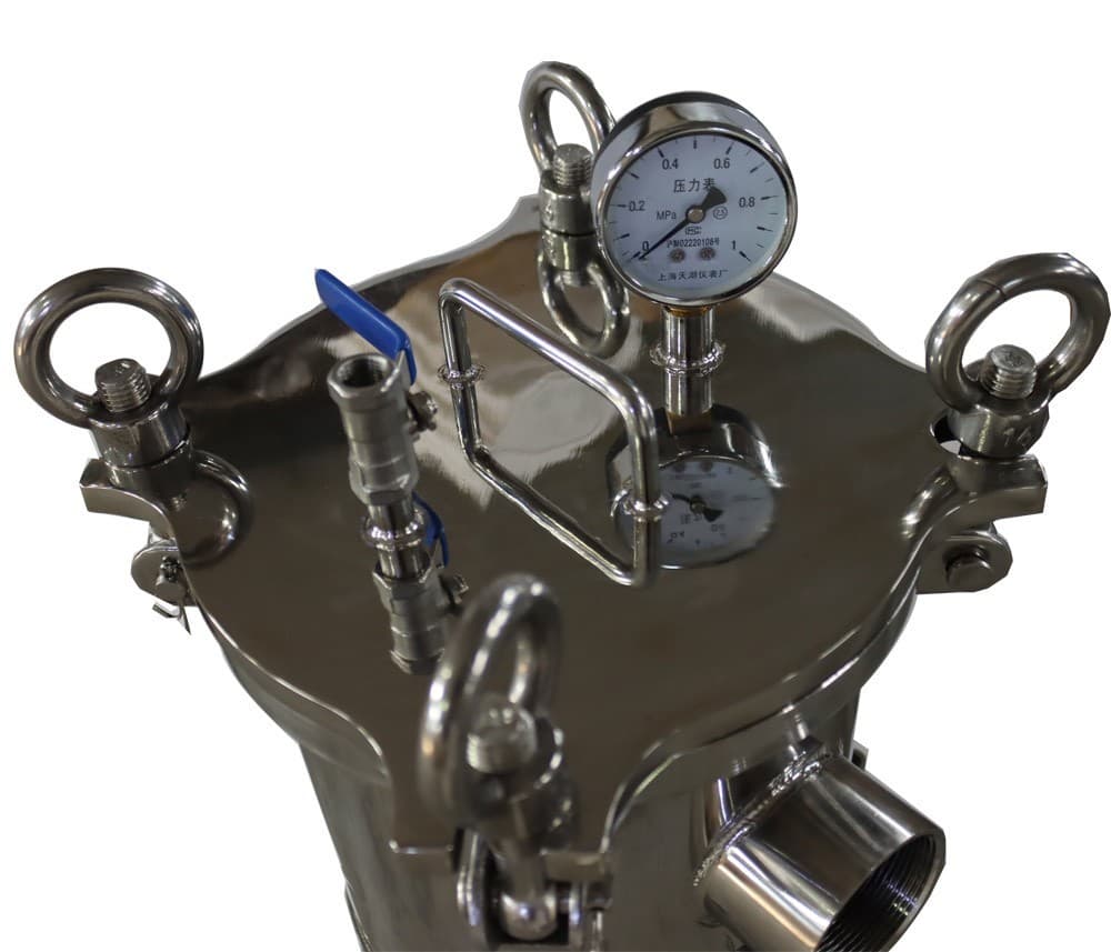 1# Bag Stainless Steel Filter Industrial Water Treatment Filtration 2" NPT 0.25㎡ 5