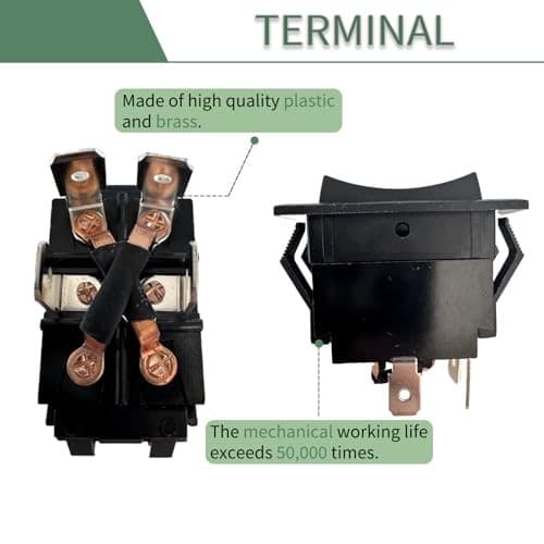 Trailer Power Jack Switch 87570 226023, Compatible with LCI Lippert Recpro F2C  5