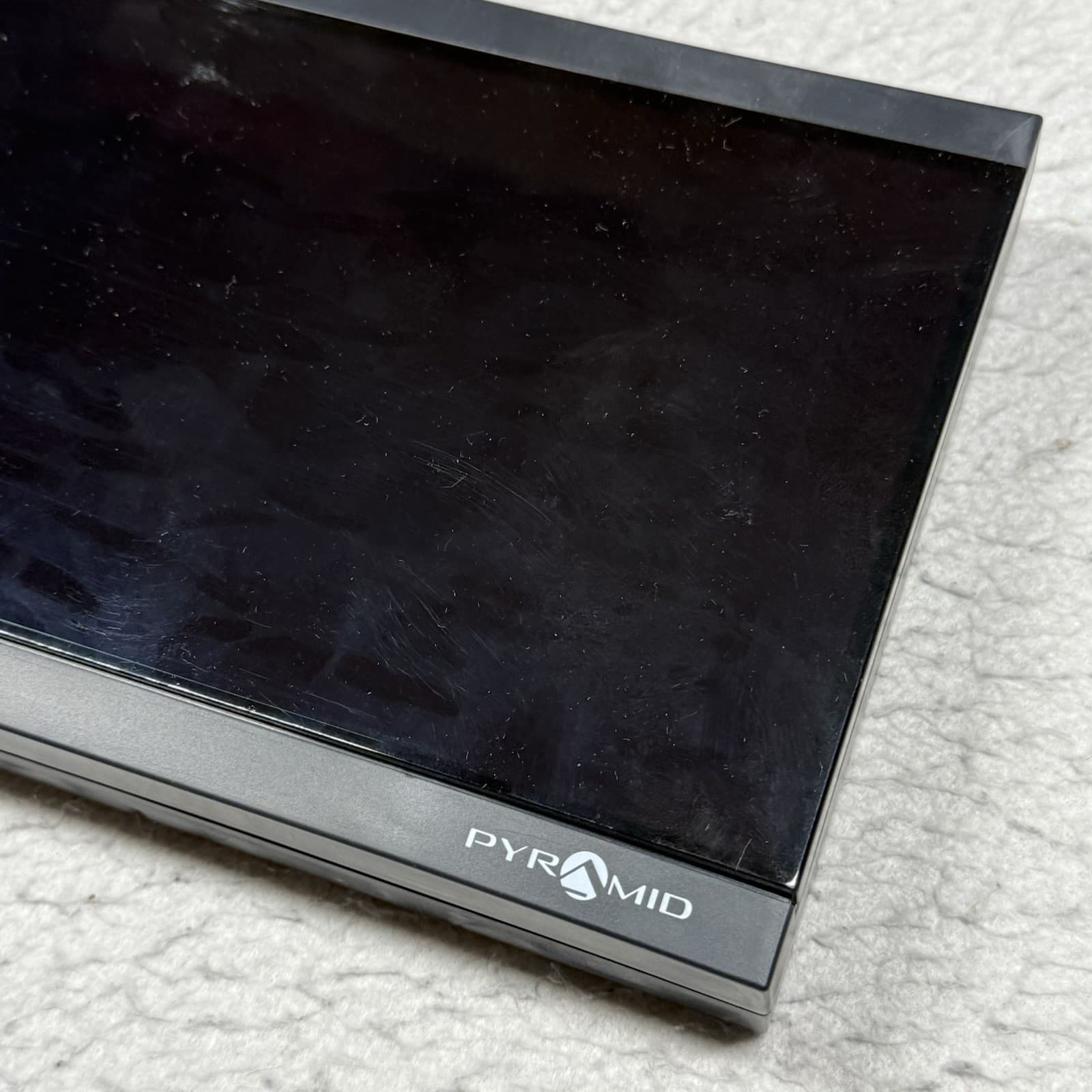 PYRAMID Wall Clock Digital POE 4" 4 Digit Red LED SED4R4LDRB 11.5" 4